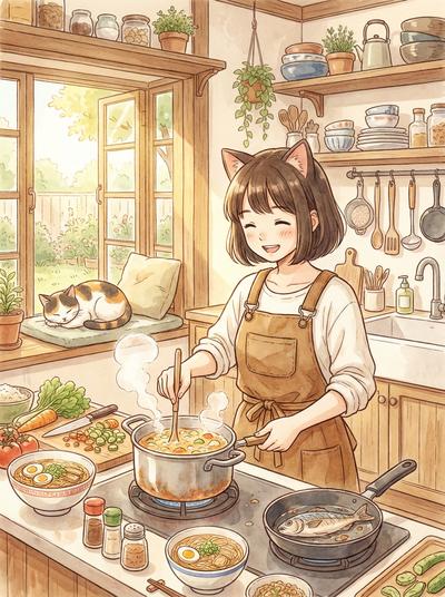 海角动漫-暖心厨房物语
